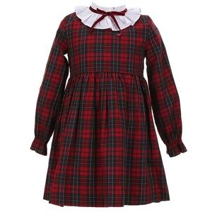 Edgehill Collection Little Girls Size 6X Julia High Neck Long sleeve Dress NWT